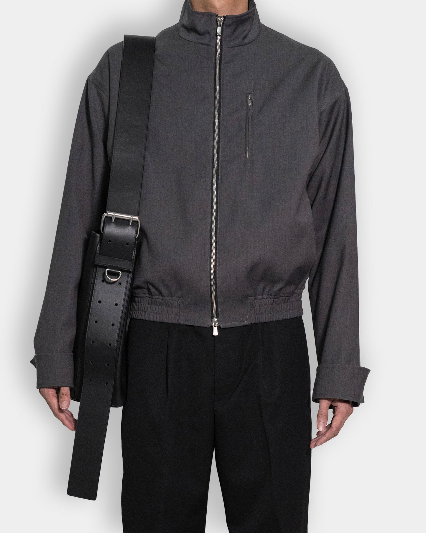 PLATED LEATHER BAG