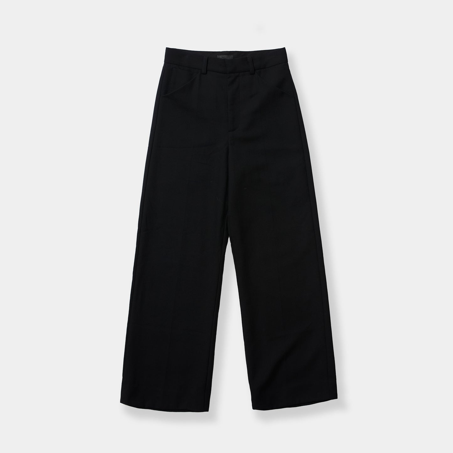 5-POCKET WOOL STRAIGHT TROUSERS