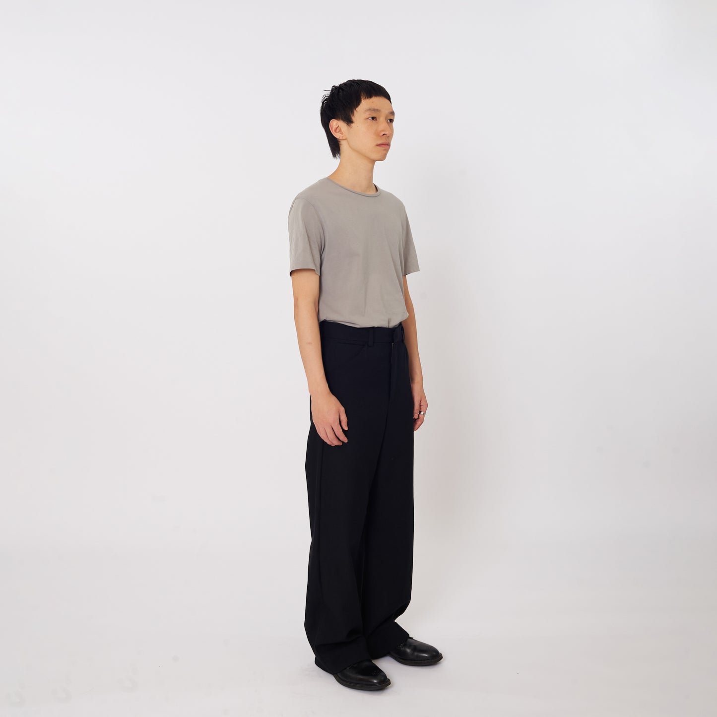 5-POCKET WOOL STRAIGHT TROUSERS