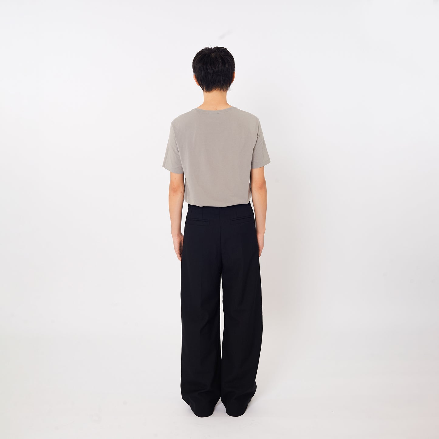 5-POCKET WOOL STRAIGHT TROUSERS