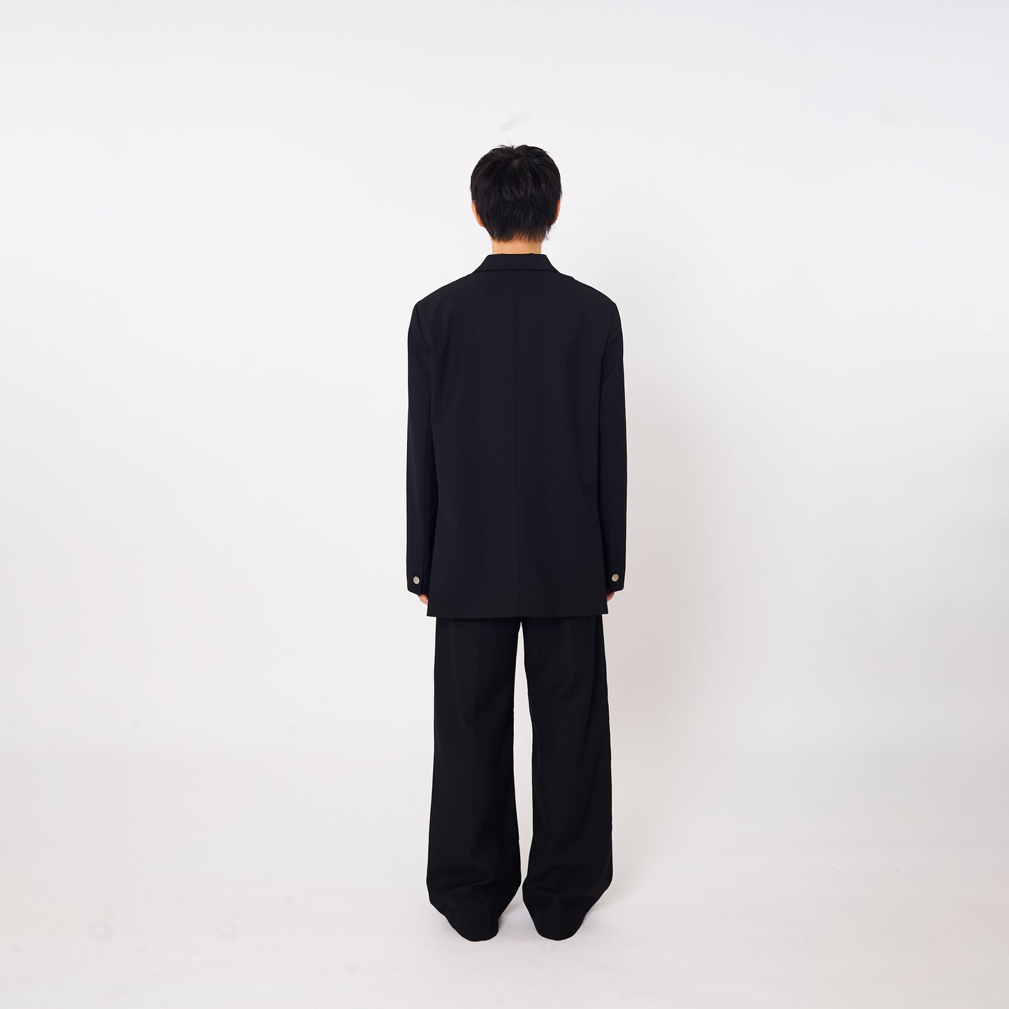 SINGLE GABARDINE WOOL BLAZER