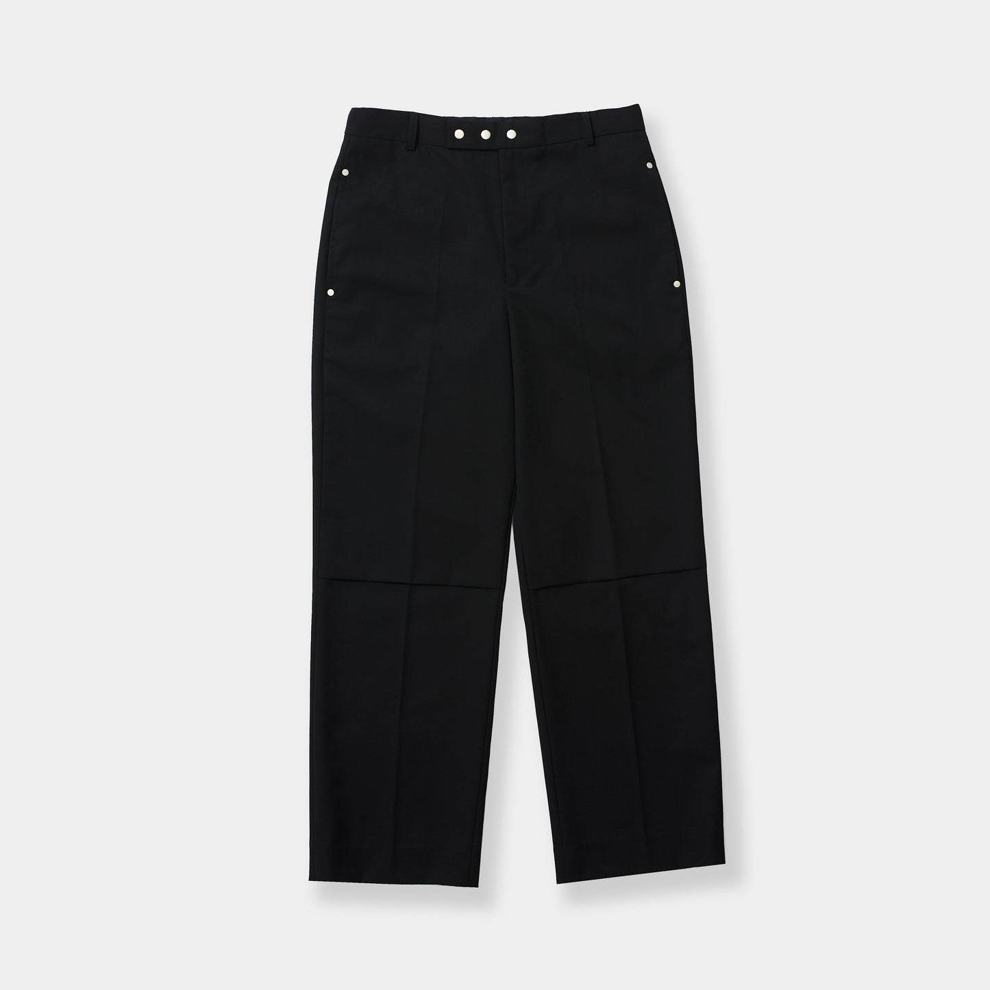 GABARDINE WOOL DOUBLE LAYERED TROUSERS