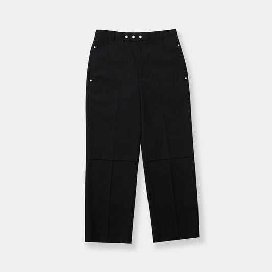 GABARDINE WOOL DOUBLE LAYERED TROUSERS