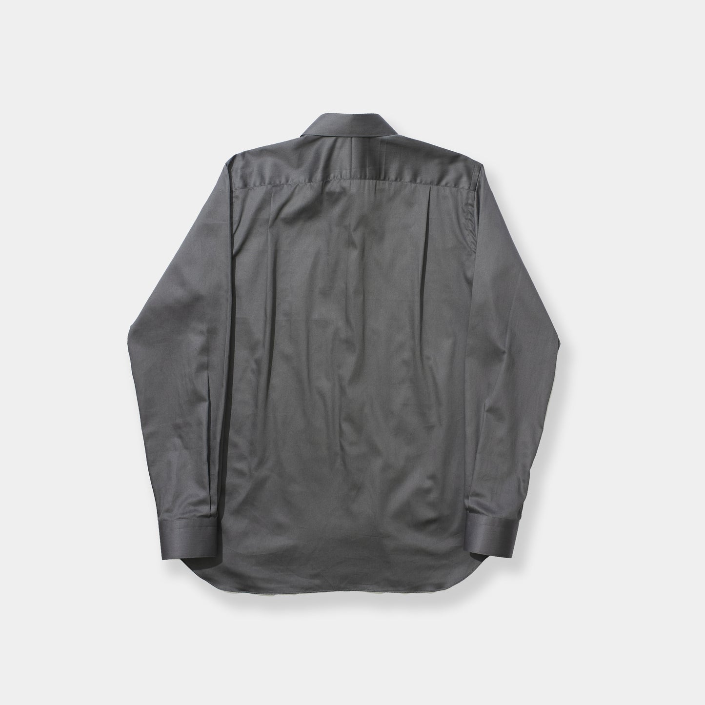HANDMADE CLASSIC COLLAR DRESS SHIRT IN SILVER GREY