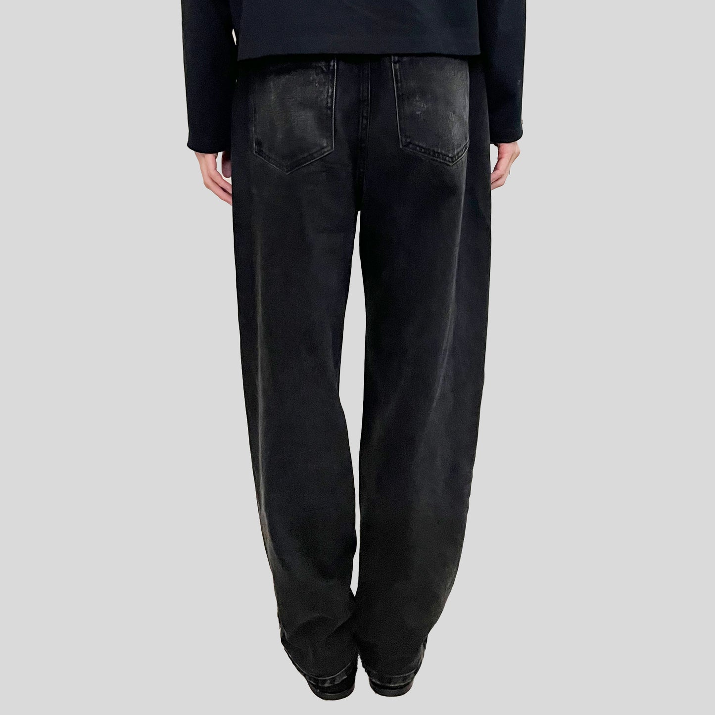 DYED BLACK DENIM