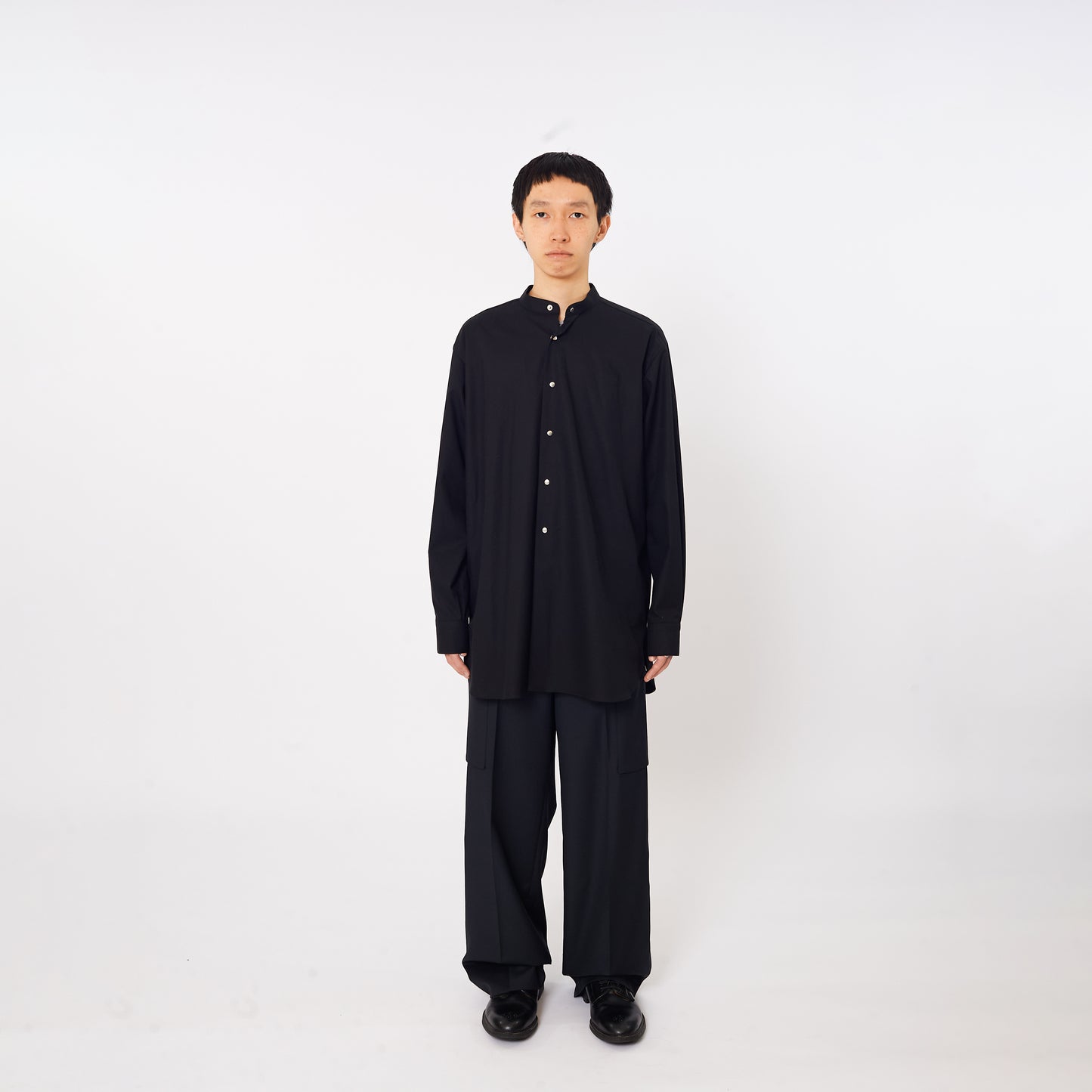 HANDMADE BAND COLLAR SHIRT