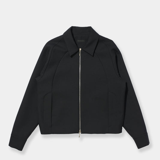 RAGLAN SLEEVE CROPPED WOOL JACKET