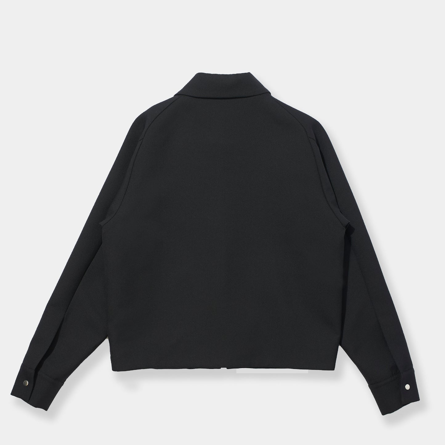 RAGLAN SLEEVE CROPPED WOOL JACKET