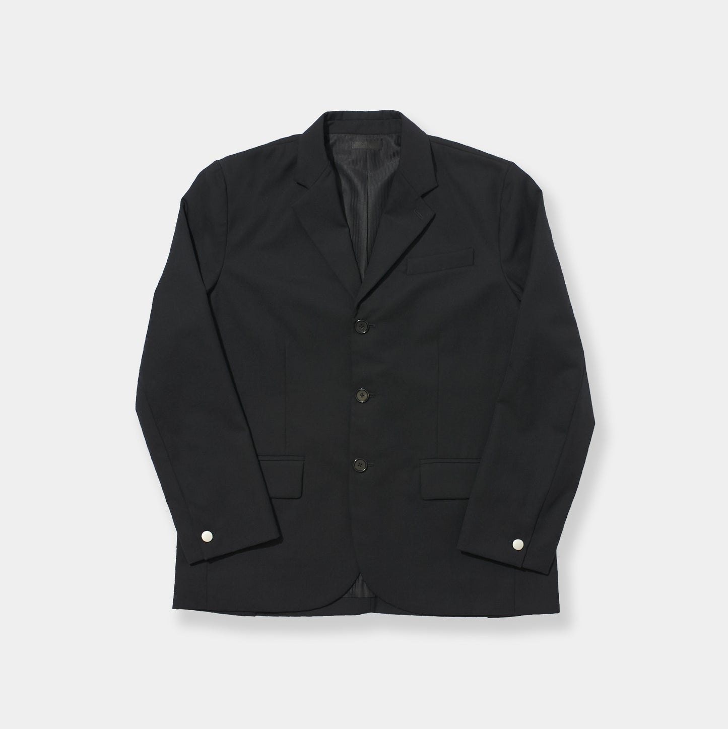 SINGLE GABARDINE WOOL BLAZER