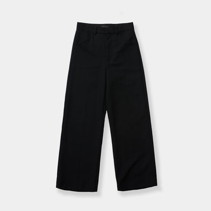 5-POCKET WOOL STRAIGHT TROUSERS