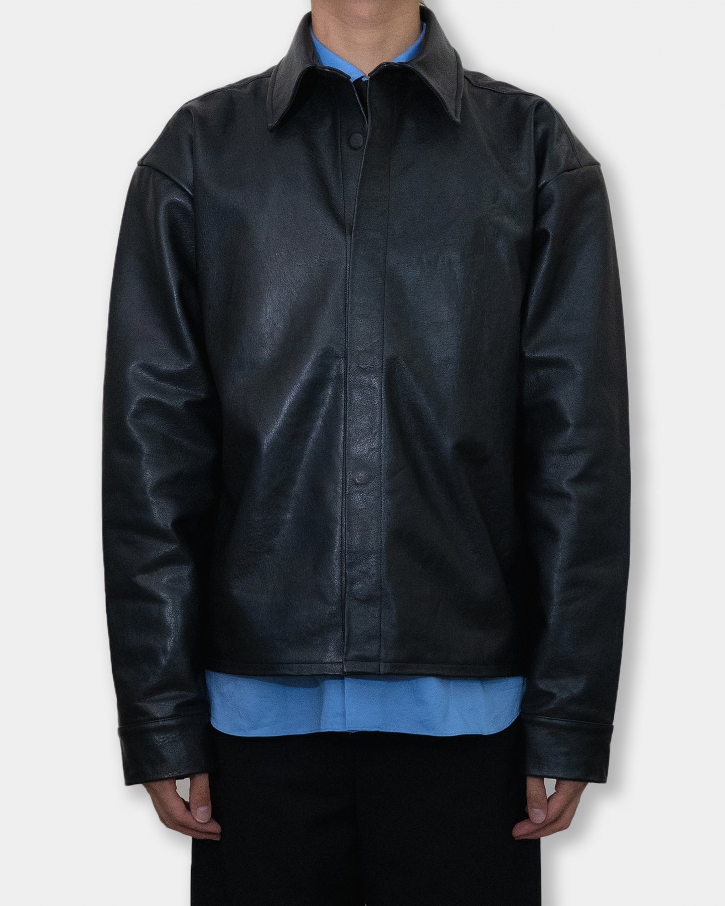 MAG COWHIDE LEATHER BLOUSON