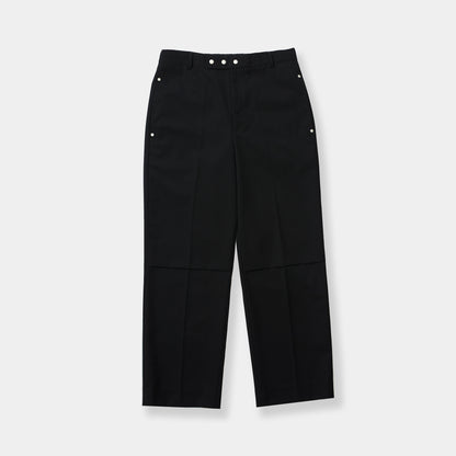 GABARDINE WOOL DOUBLE LAYERED TROUSERS