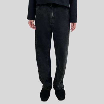DYED BLACK DENIM