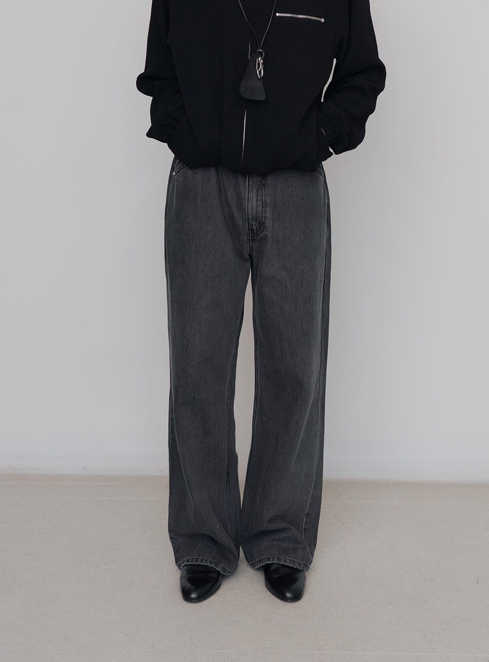 CARAX WIDE-LEG DENIM JEANS