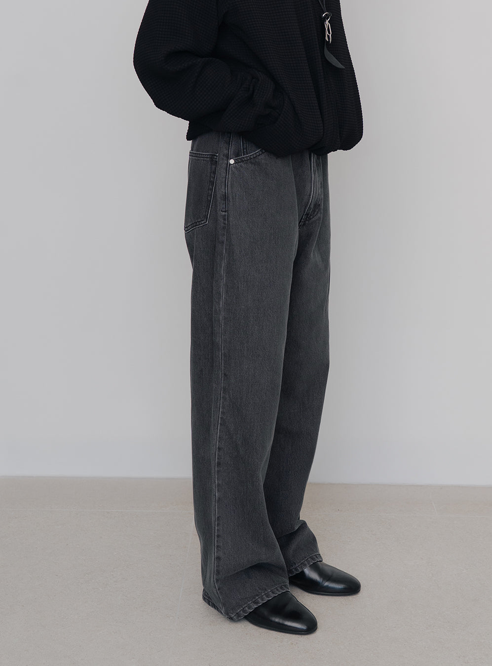 CARAX WIDE-LEG DENIM JEANS