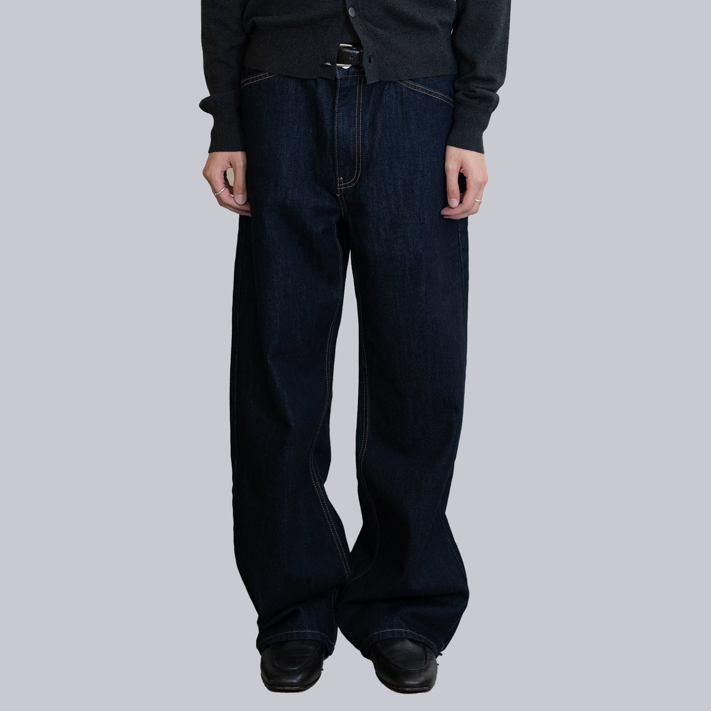 CARAX WIDE-LEG DENIM JEANS